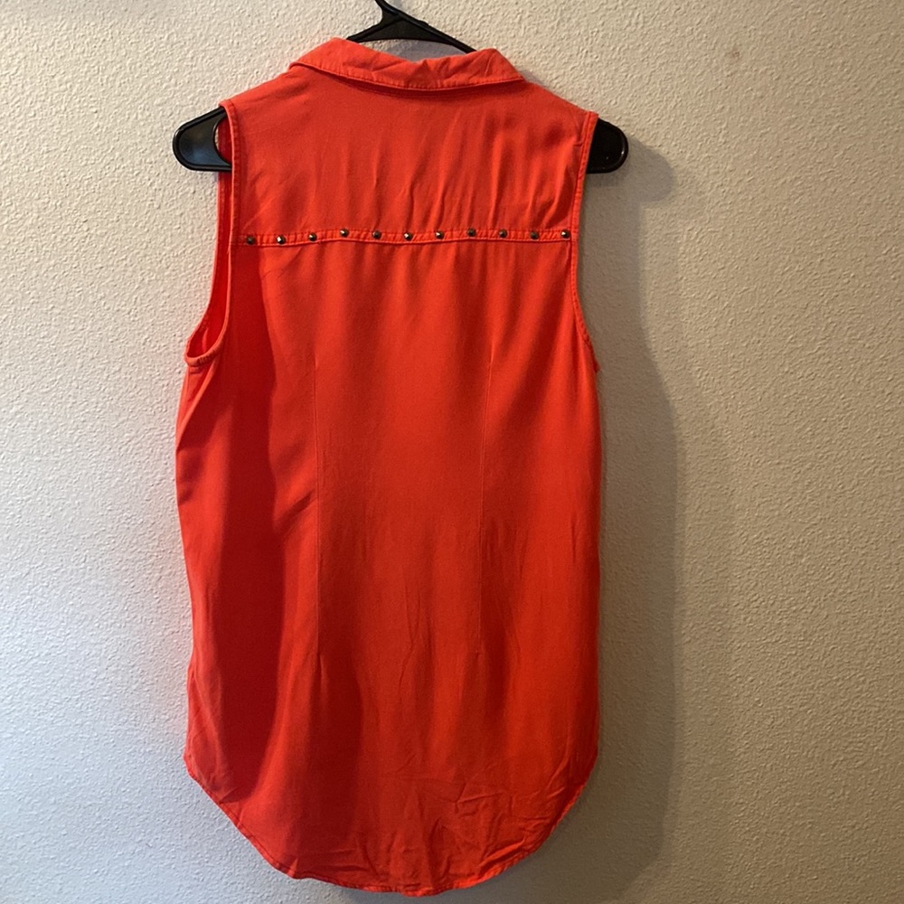 NWT Rock & Republic red button down top size XS - Picture 6 of 6